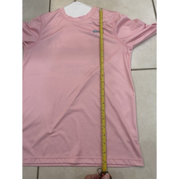 3/$15 SALE - World Wide Sportsman Girls Surfcaster Tropical Scene Shirt Size L - Picture 12 of 12